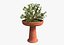 Asian plant pot 3D
