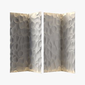 3D wave wall 36 model
