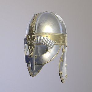 3D youth pendant viking model