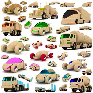max wooden toy cars trucks
