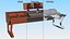 Sound Recording Equipment Table 3D model