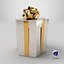 Gift Box - Hexagon with Glossy Tied Ribbon Rosette