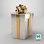 Gift Box - Hexagon with Glossy Tied Ribbon Rosette
