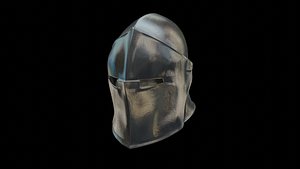 3D Knight Helmet