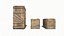 Wooden Boxes Low-poly PBR