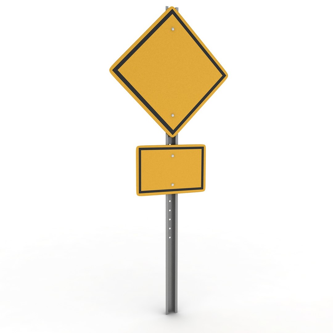 Road Sign Model - TurboSquid 2006977