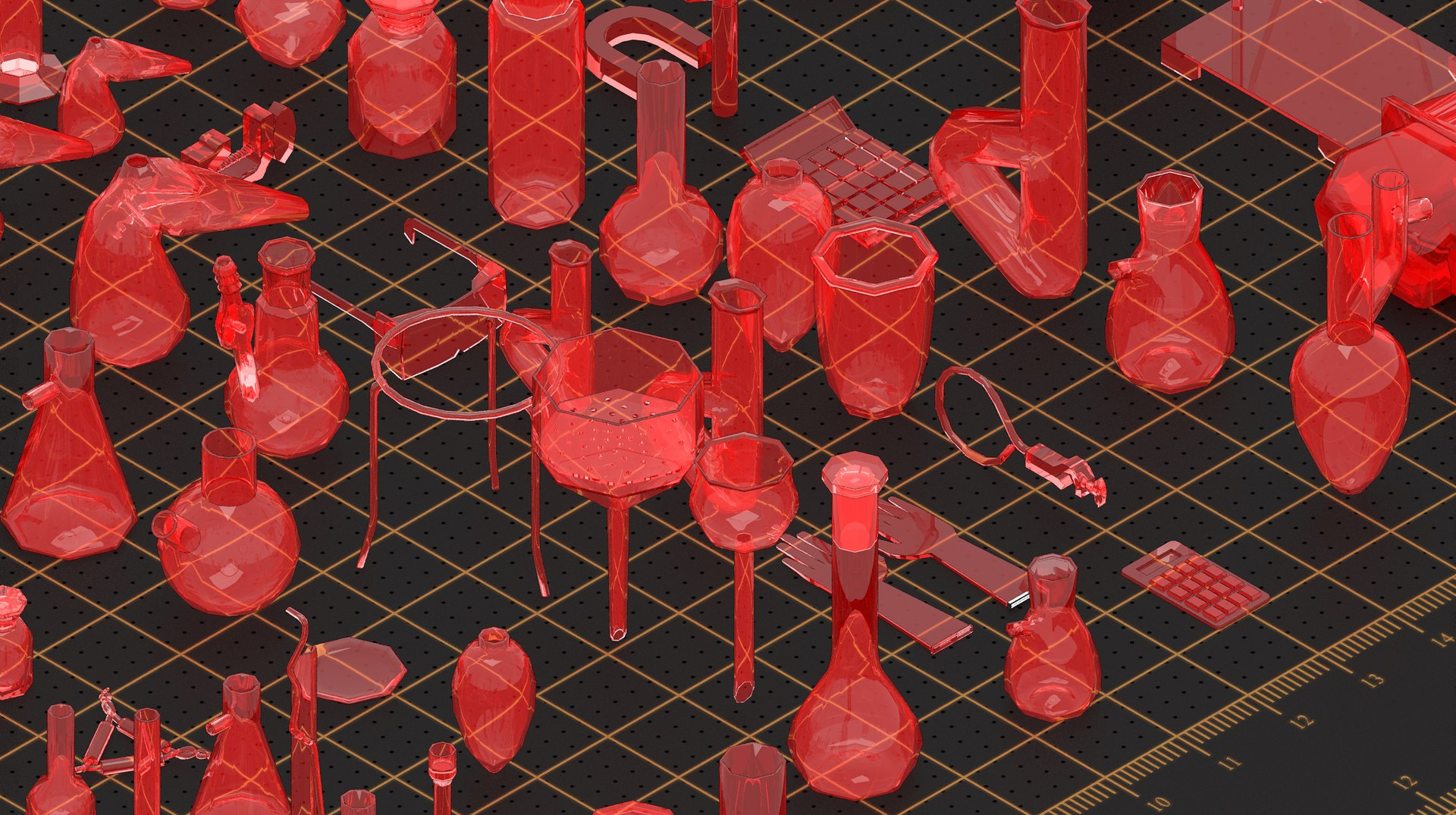 Mega Lab Items Collection 3D Model - TurboSquid 2341645