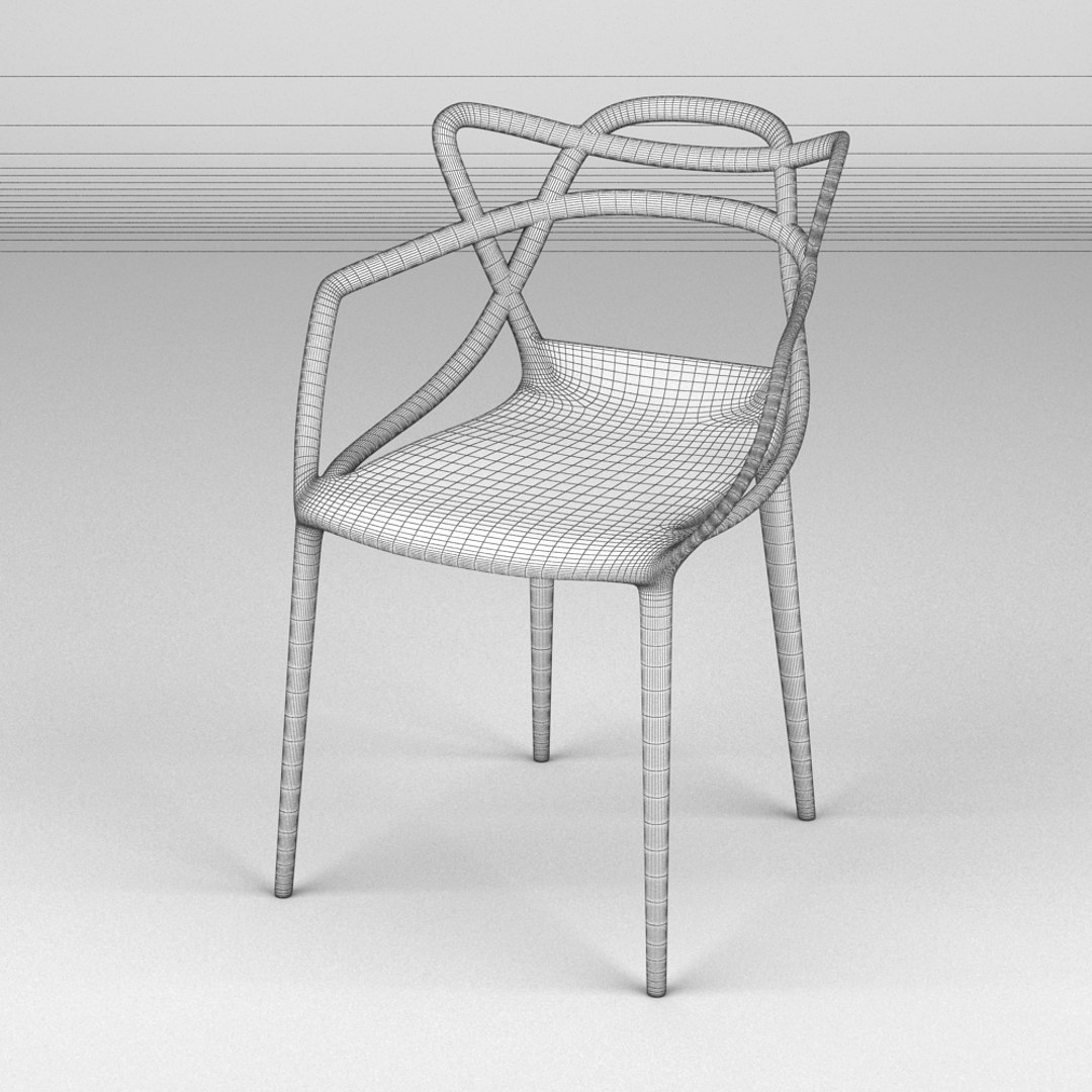 3d Kartell Masters Chair Model
