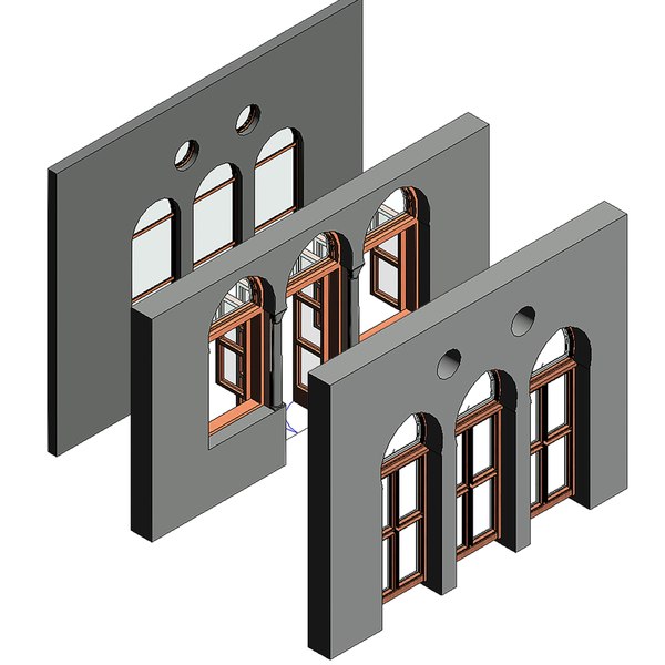 3D 3 LEBANESE TRIPLE ARCHES - TurboSquid 1918736