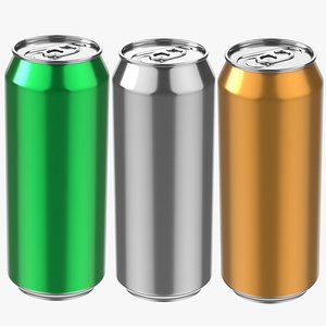 Aluminum Can 2 3D model