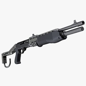 Shotgun for Combat 3D model