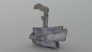 3D model Winged Victory of Samothrace - photogrammetry