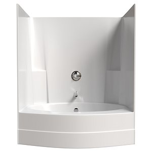 Maax acrylx alcove one piece tub shower