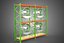 ROW ARRAY SHELF RACK TRAY ROTARY HYDROPONIC PLANT GARDEN INDOOR model