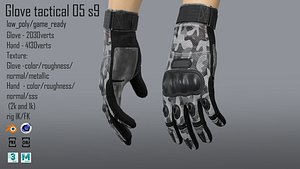 FPS hand glove tactical 05 s9