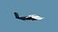 Low poly Private Plane