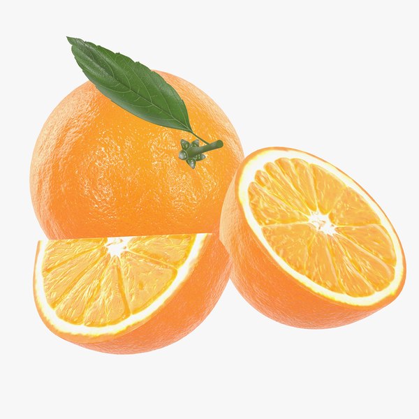 3D orange c model