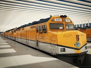 Ski Train - locomotive