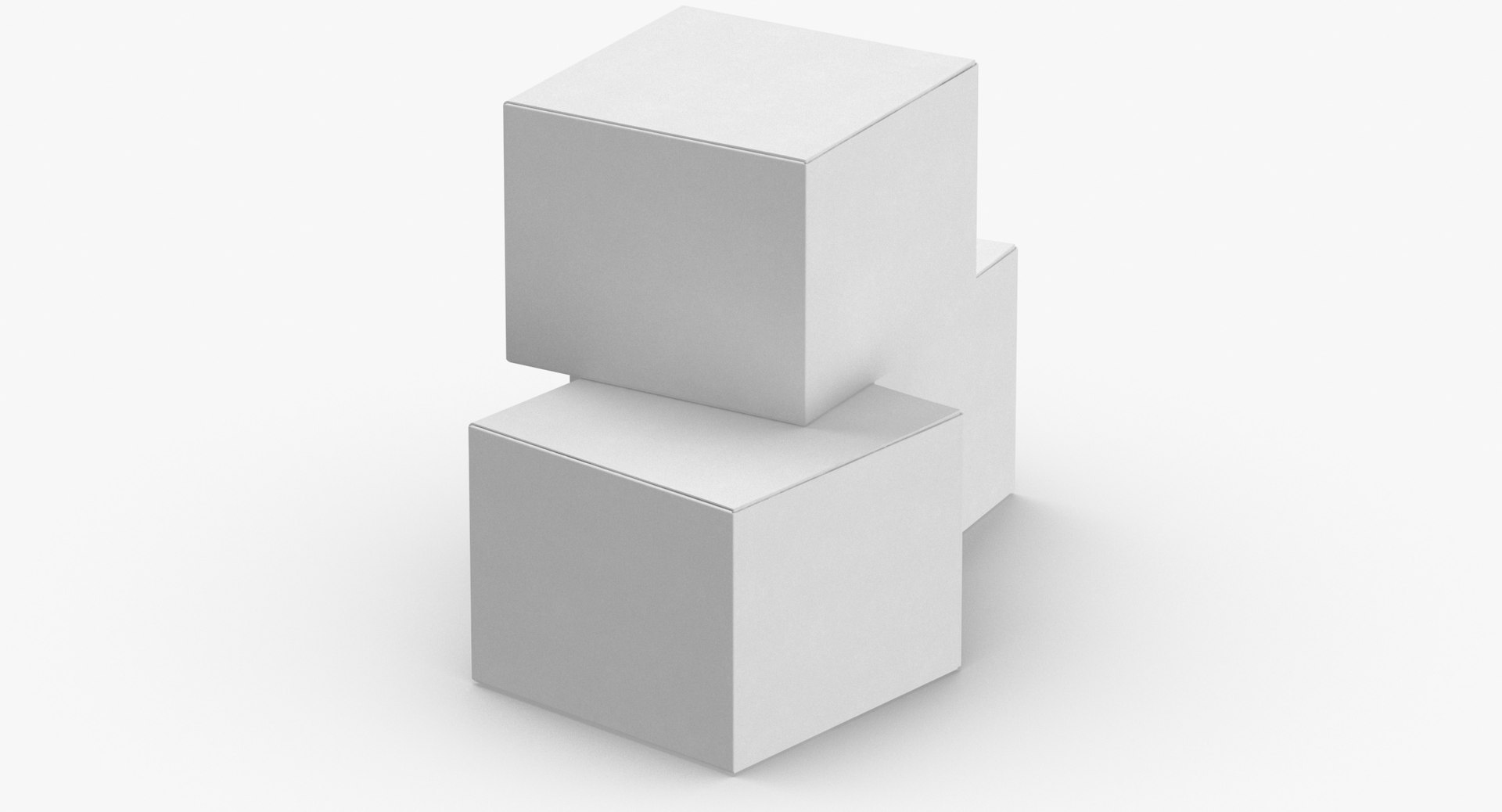 Cardboard Box Set 01 3D Model - TurboSquid 1597220