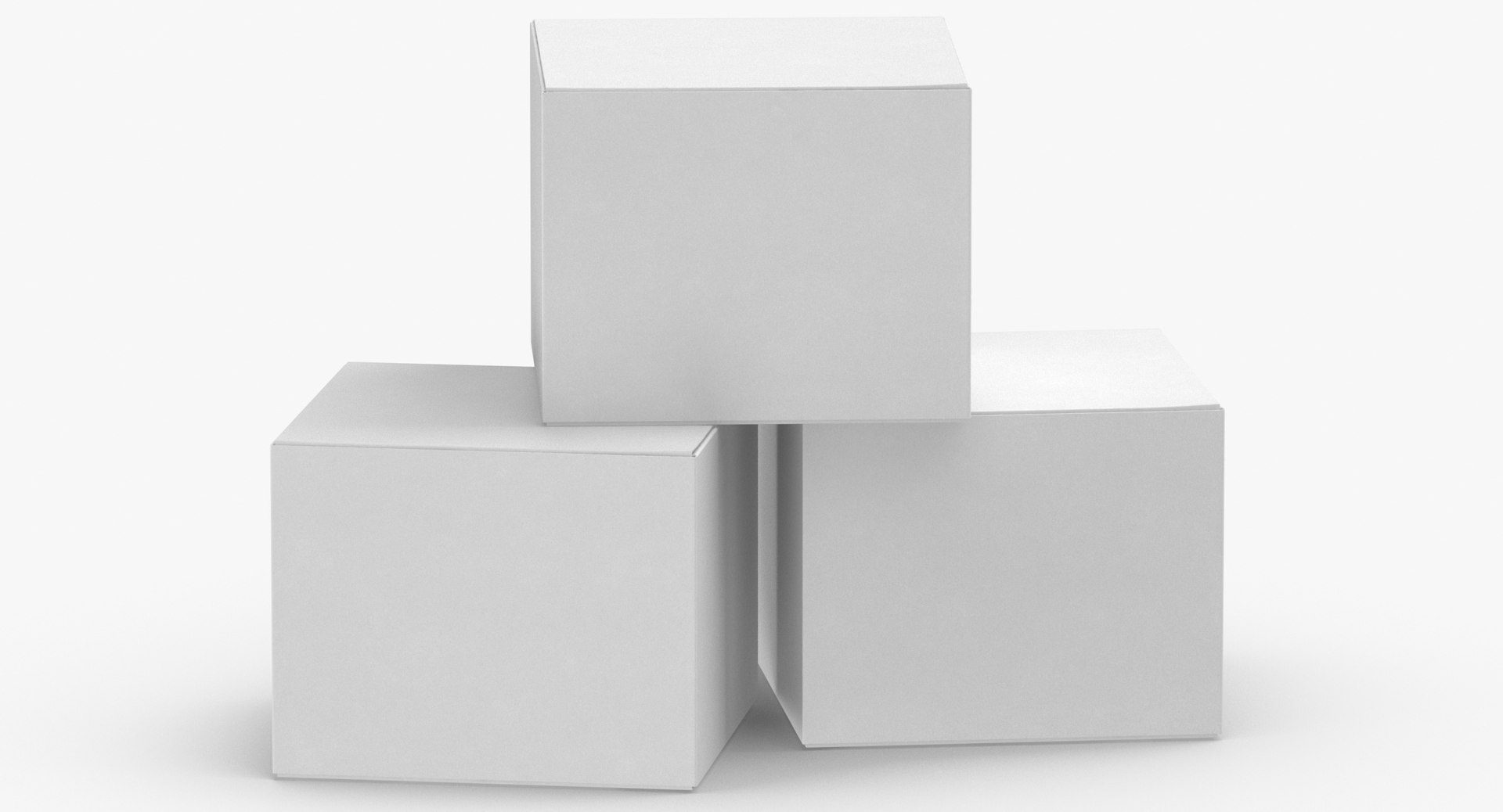 Cardboard Box Set 01 3D Model - TurboSquid 1597220