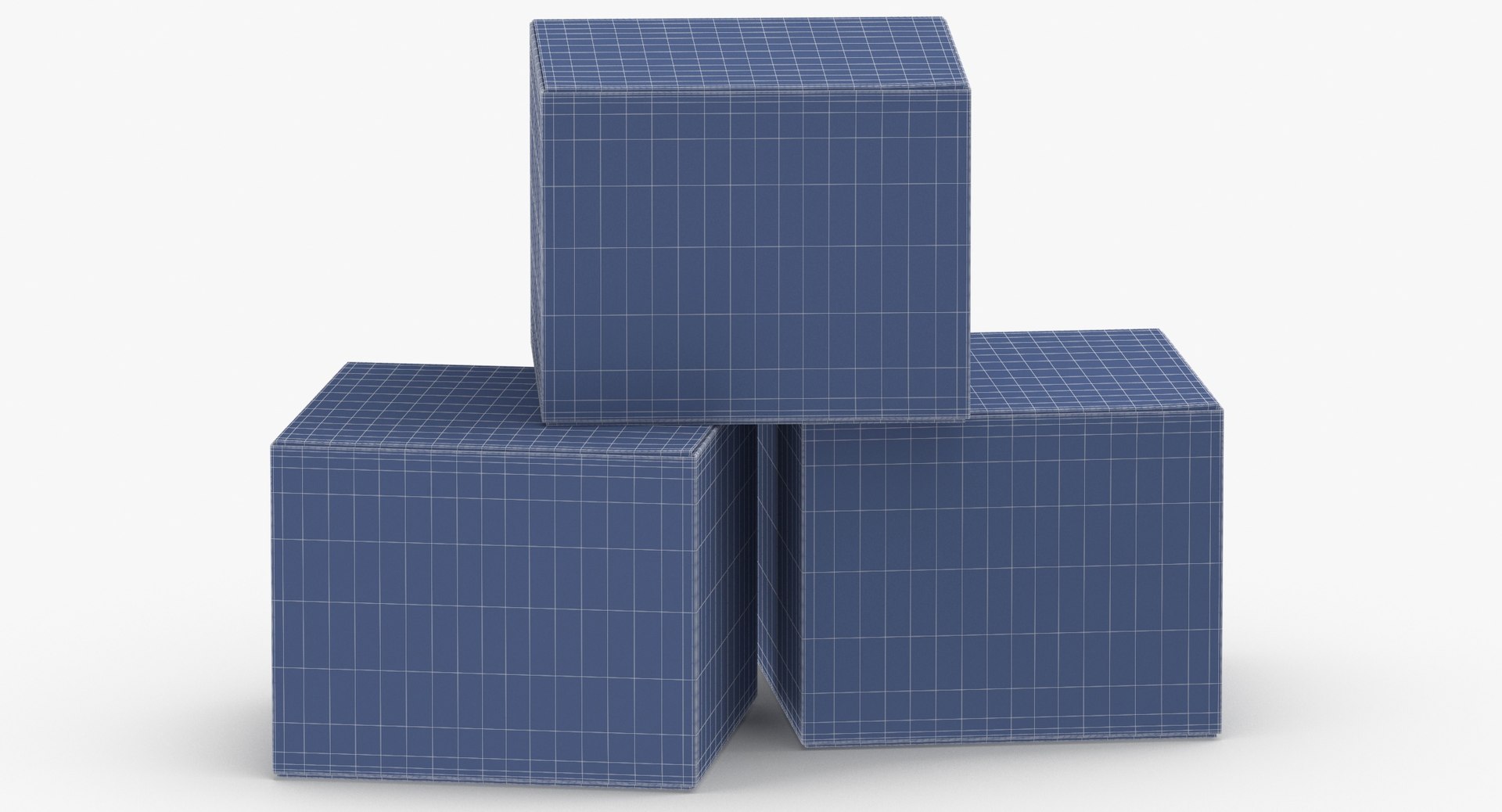 Cardboard Box Set 01 3D Model - TurboSquid 1597220