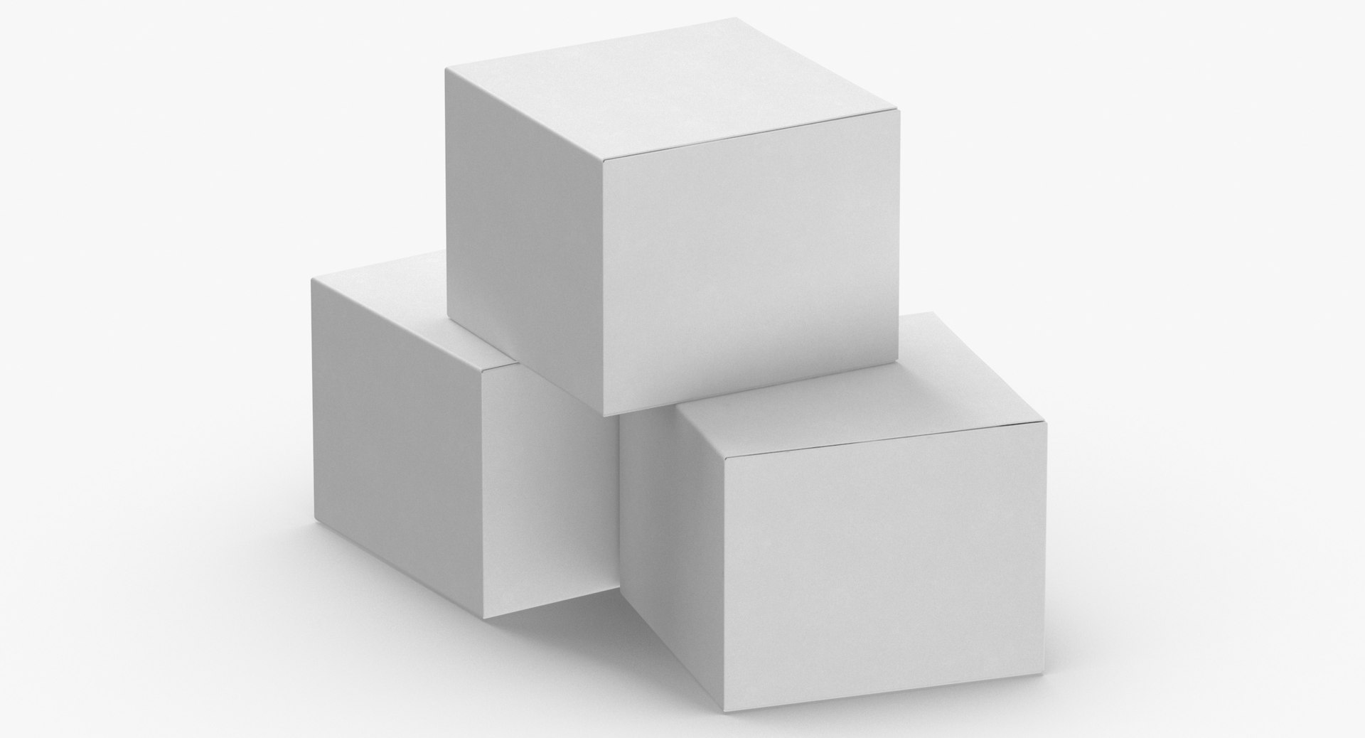 Cardboard Box Set 01 3D Model - TurboSquid 1597220