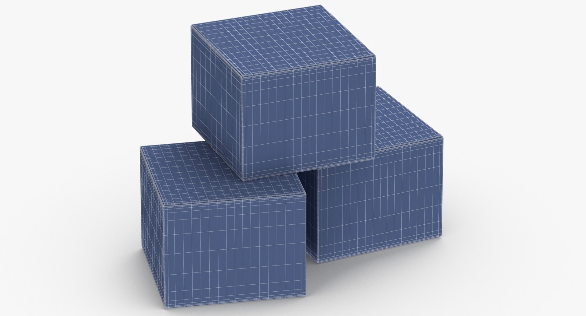 Cardboard Box Set 01 3D Model - TurboSquid 1597220