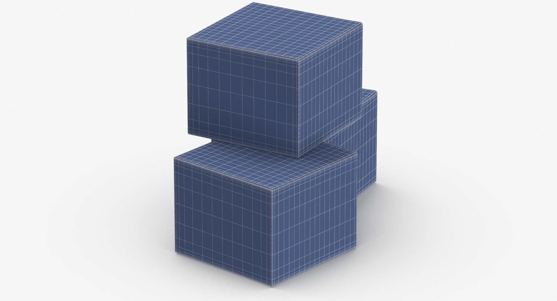Cardboard Box Set 01 3D Model - TurboSquid 1597220
