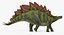 3d model stegosaurus rigged