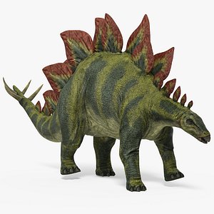 3d model stegosaurus rigged