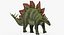 3d model stegosaurus rigged