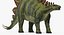 3d model stegosaurus rigged