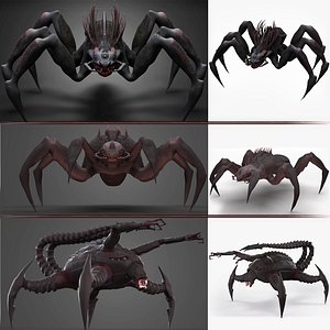 monsters spider 3D model