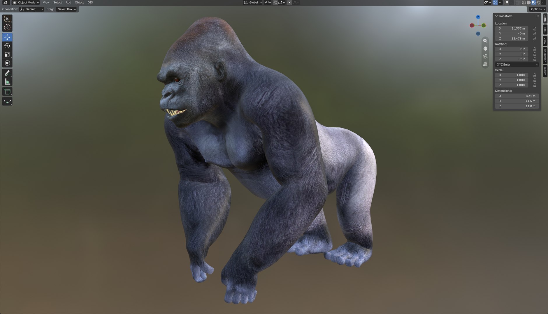 Gorilla 3D model https://p.turbosquid.com/ts-thumb/3q/Ejoe7u/I2/6/jpg/1785210873/1920x1080/fit_q87/86bd1399b5e6e4760fe863005fd5a16c1cbbc100/6.jpg