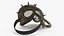 Maschera antigas Steampunk bronzo metallizzato