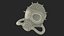 Maschera antigas Steampunk bronzo metallizzato