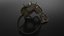 Maschera antigas Steampunk bronzo metallizzato