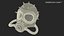 Maschera antigas Steampunk bronzo metallizzato