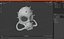 Maschera antigas Steampunk bronzo metallizzato