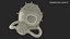 Maschera antigas Steampunk bronzo metallizzato