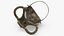 Maschera antigas Steampunk bronzo metallizzato