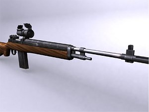 3d m14 rifle model