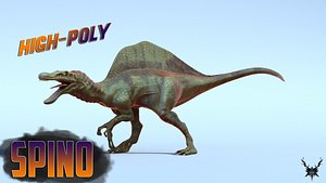spino spinosaurus 3D model
