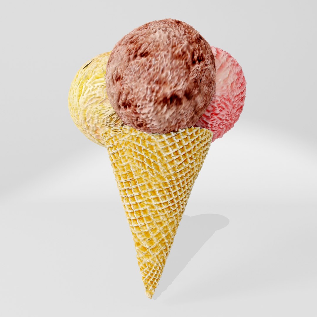 3d Model Of Ice Creame