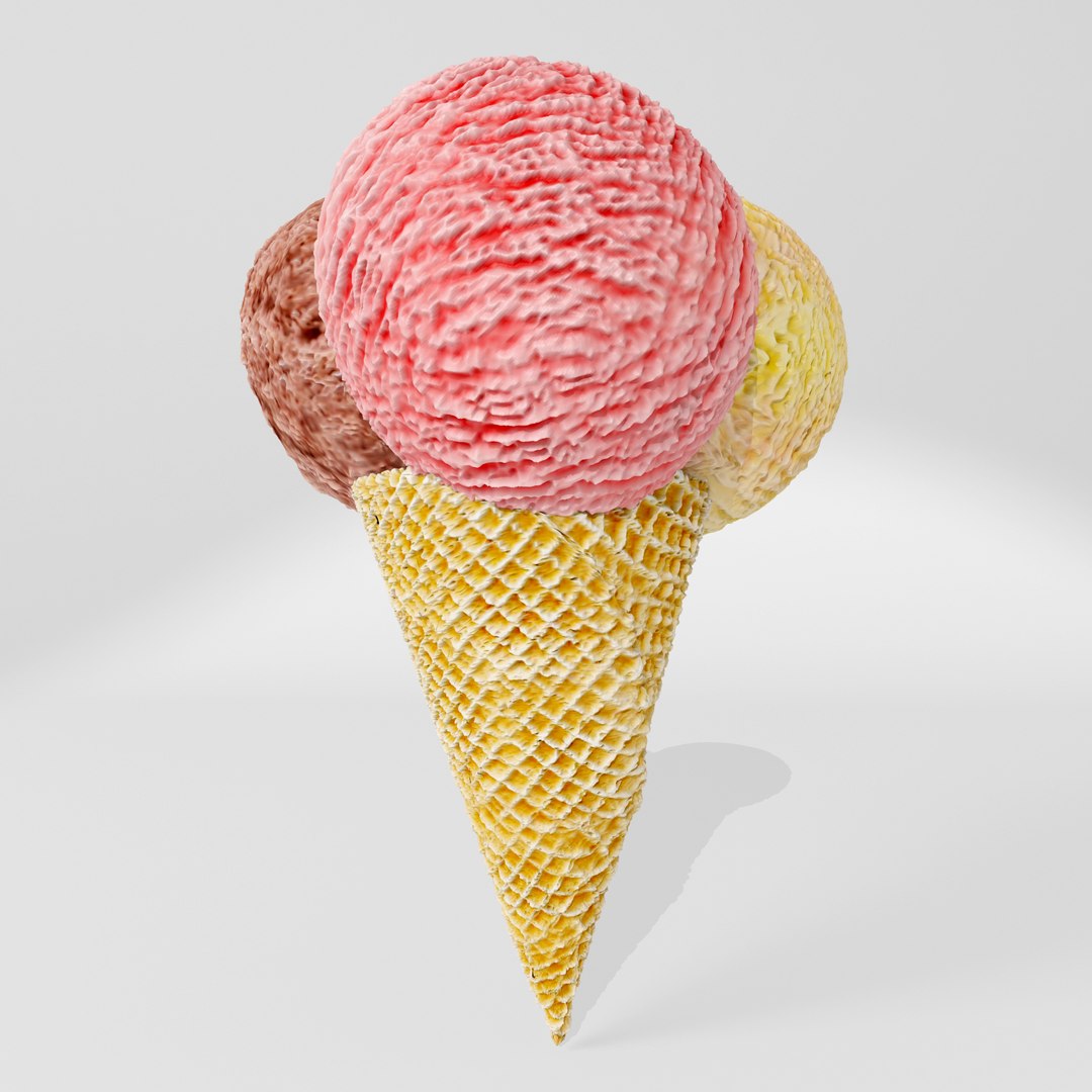 3d Model Of Ice Creame
