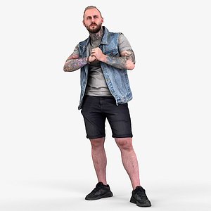 3D Run into rudeness model