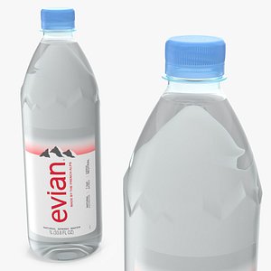 Evian Natural Mineral Water 1L Plastic Bottle