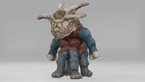 3D Stylized Monster Julermo model