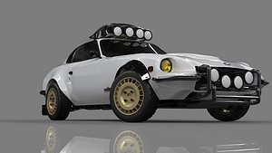 3D modified datsun 240z rally