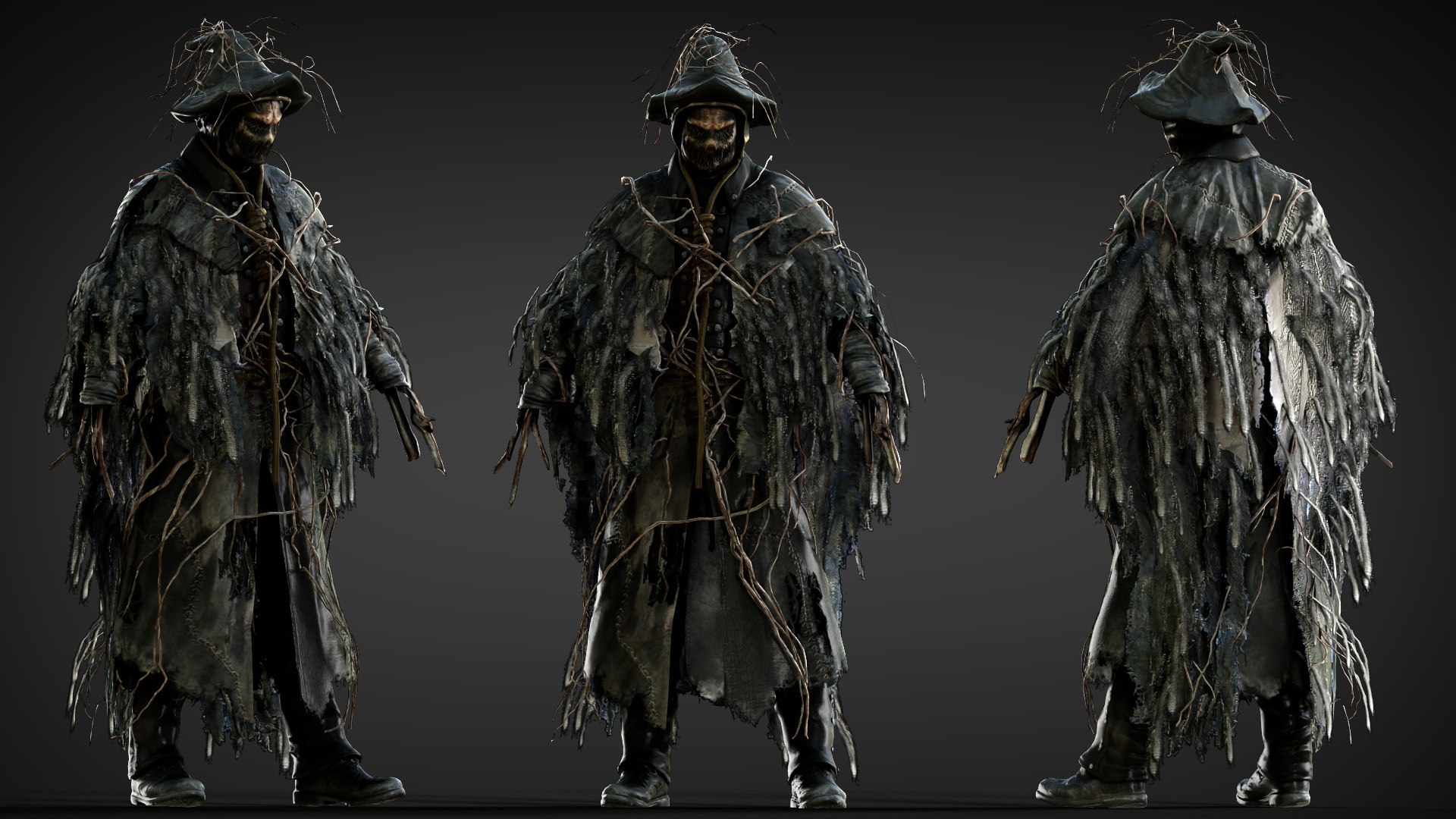 3D Scarecrow Model - TurboSquid 2400769
